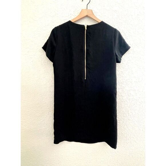 Lulu's Black Short Sleeve Shift Dress XS - Picture 2 of 4